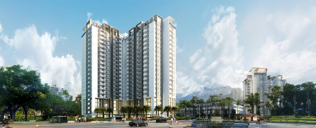 AVA Lumina nhìn từ trục đại lộ