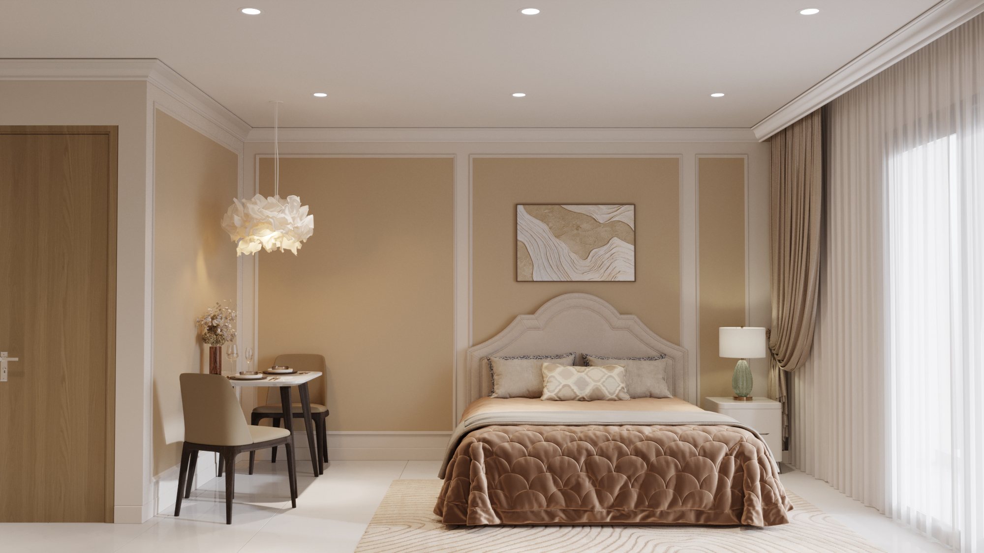 Căn hộ mẫu 1PN phong cách Elegant Classic